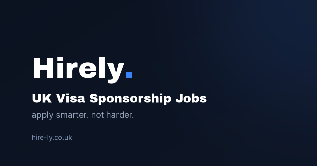 Visa Sponsorship Jobs in Manchester | 2026 Guide | Hirely